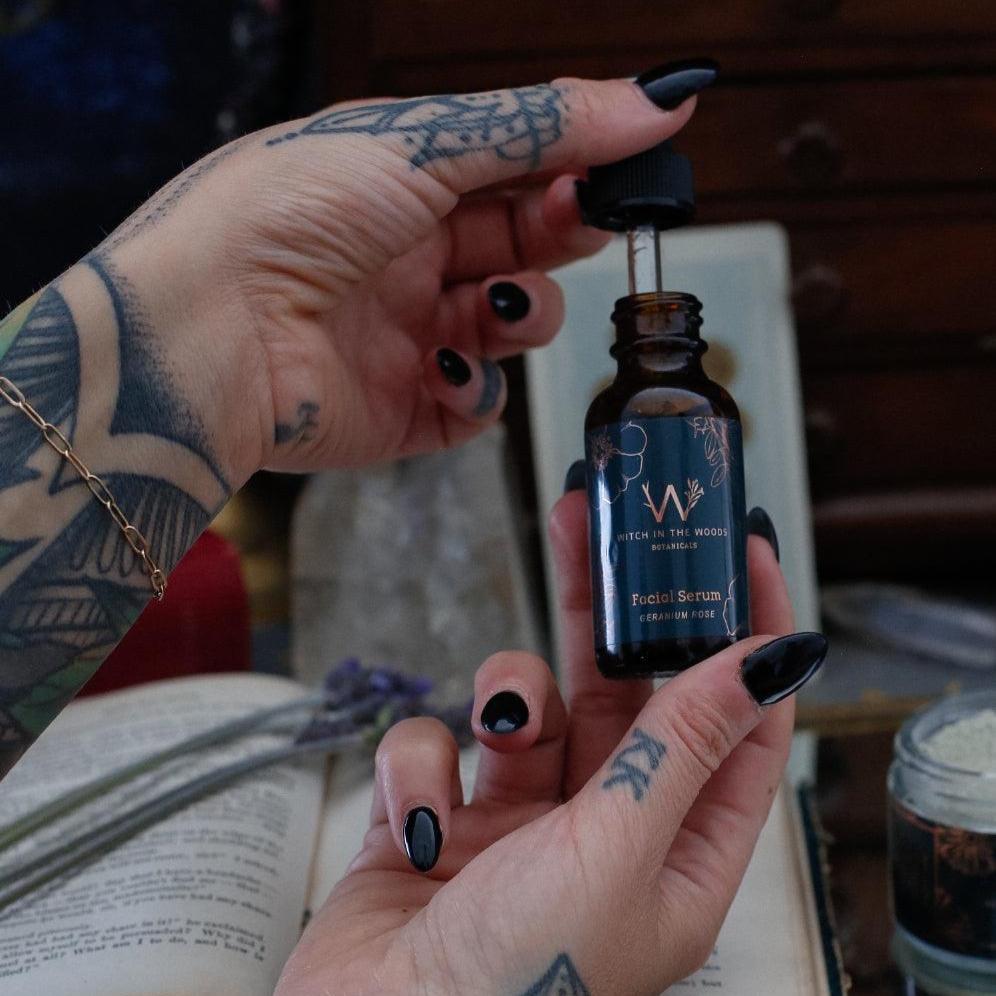 Organic Botanical face serum- Witch In The Woods