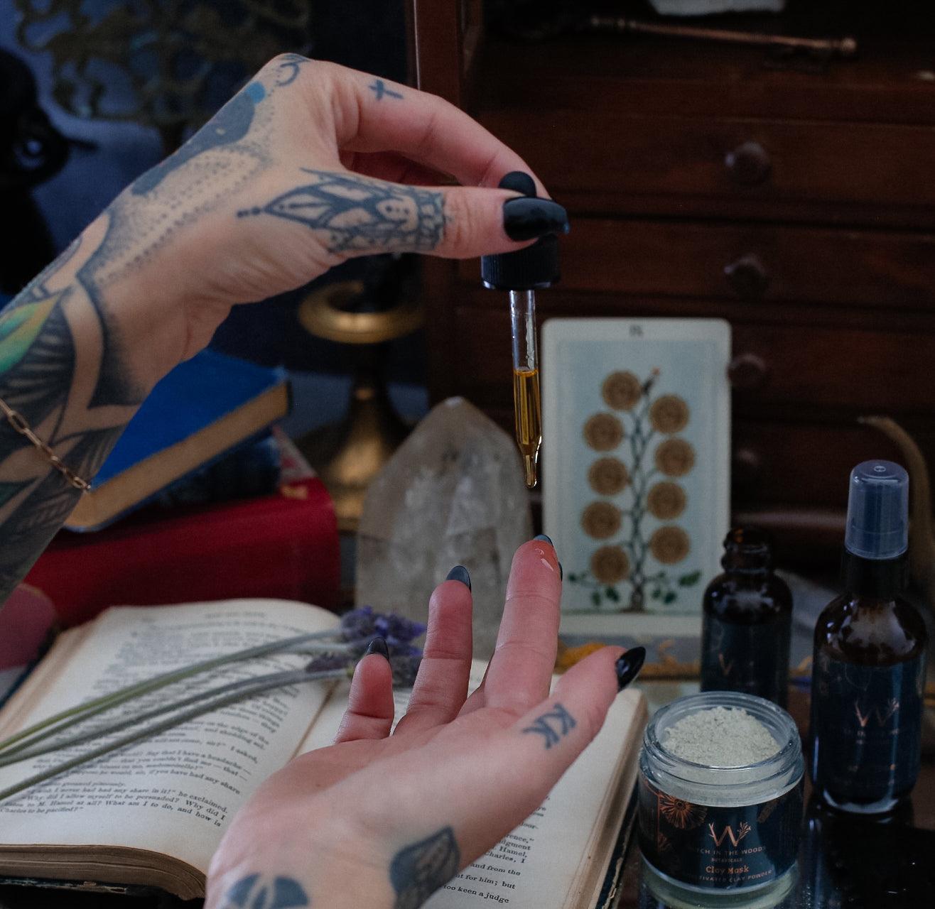 Organic Botanical face serum- Witch In The Woods
