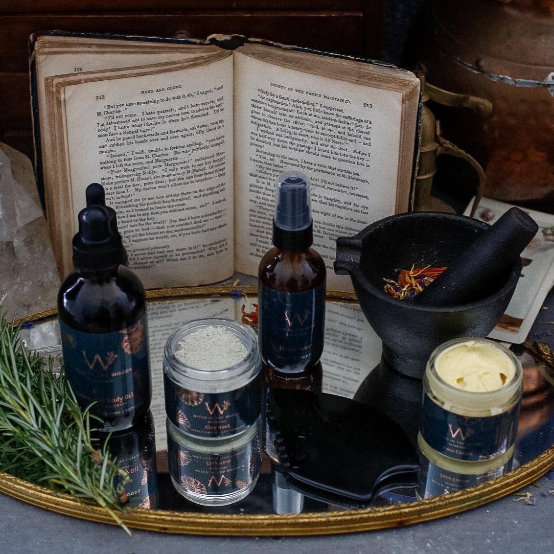 Organic Herbal Facial Set- Witch In The Woods
