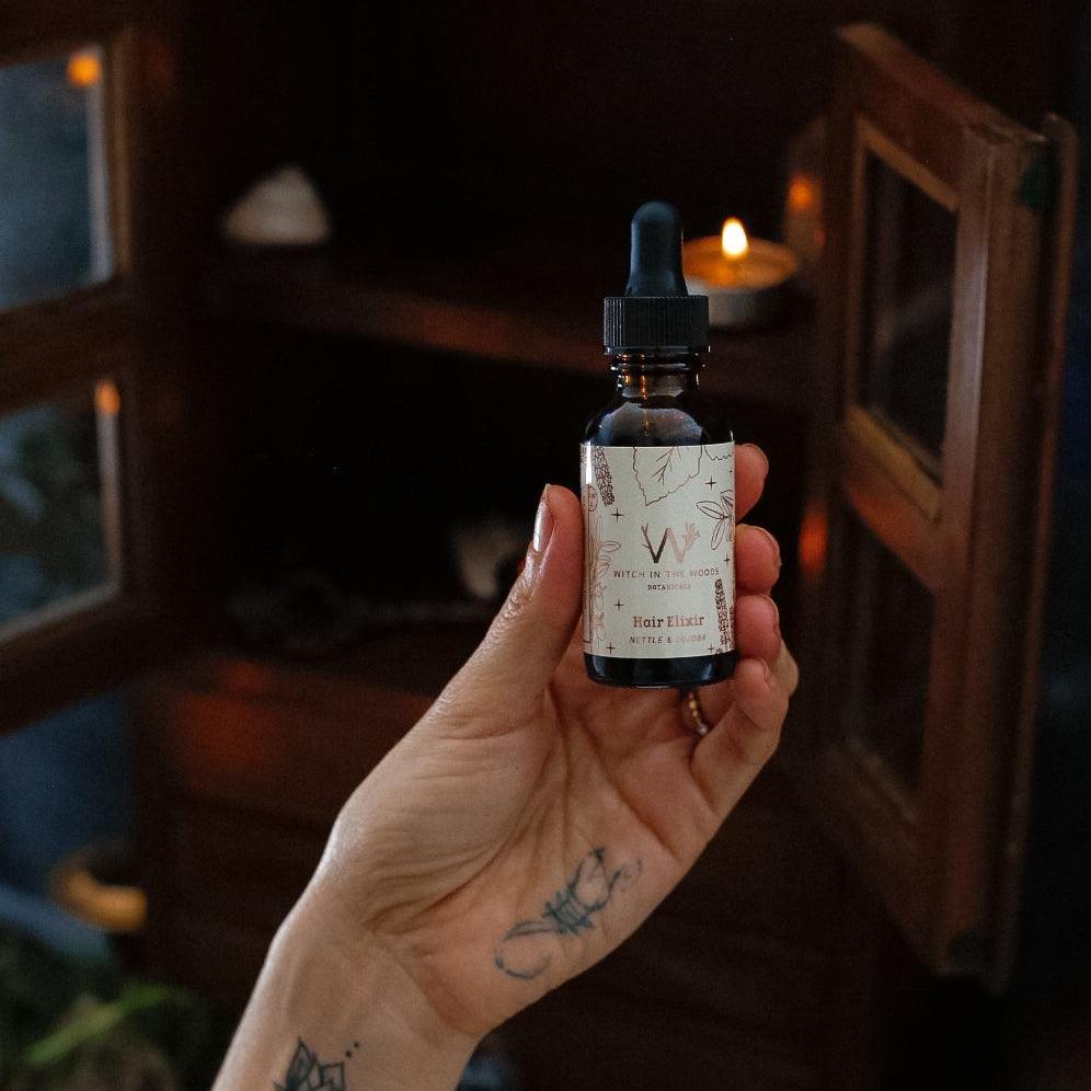 Organic Herbal Hair Elixir- Witch In The Woods
