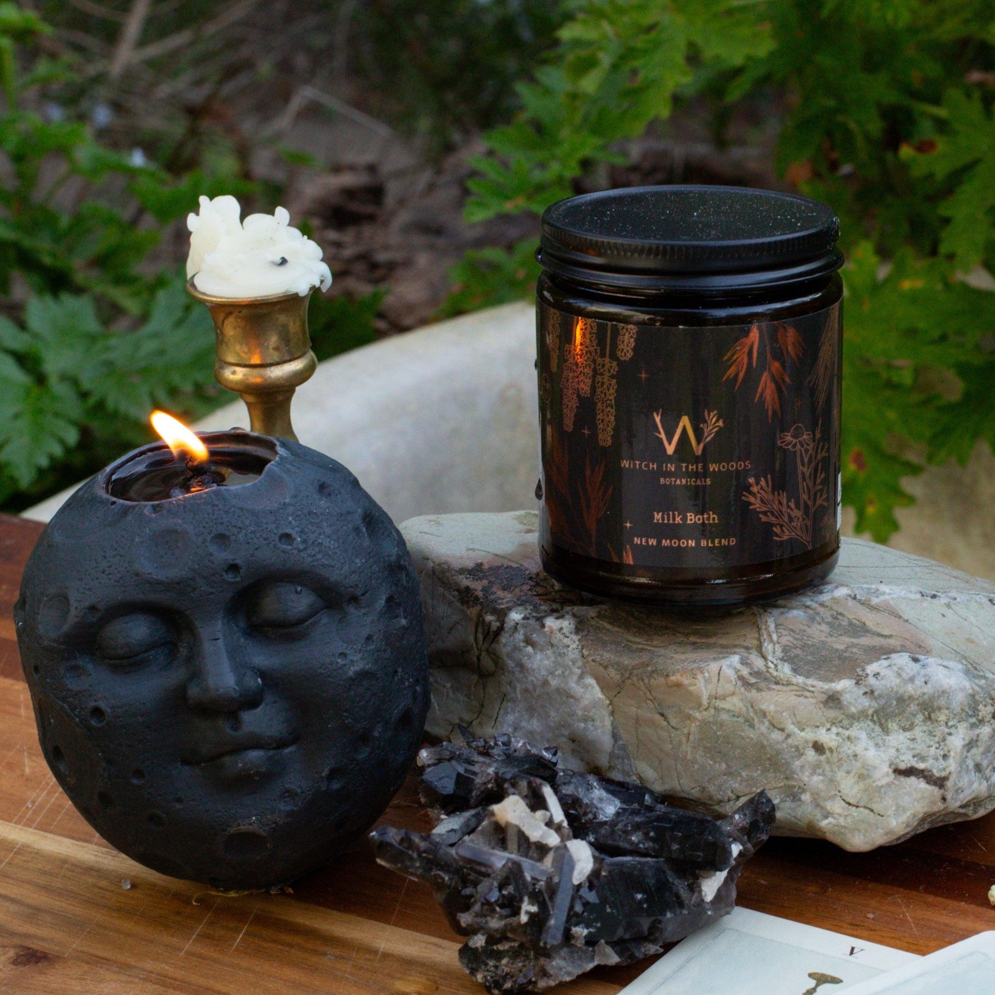 New Moon Candle - Witch in the Woods Botanicals