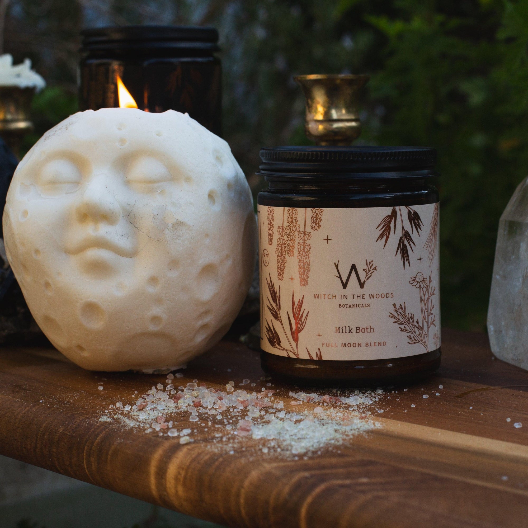 Full Moon Candle - Witch in the Woods Botanicals