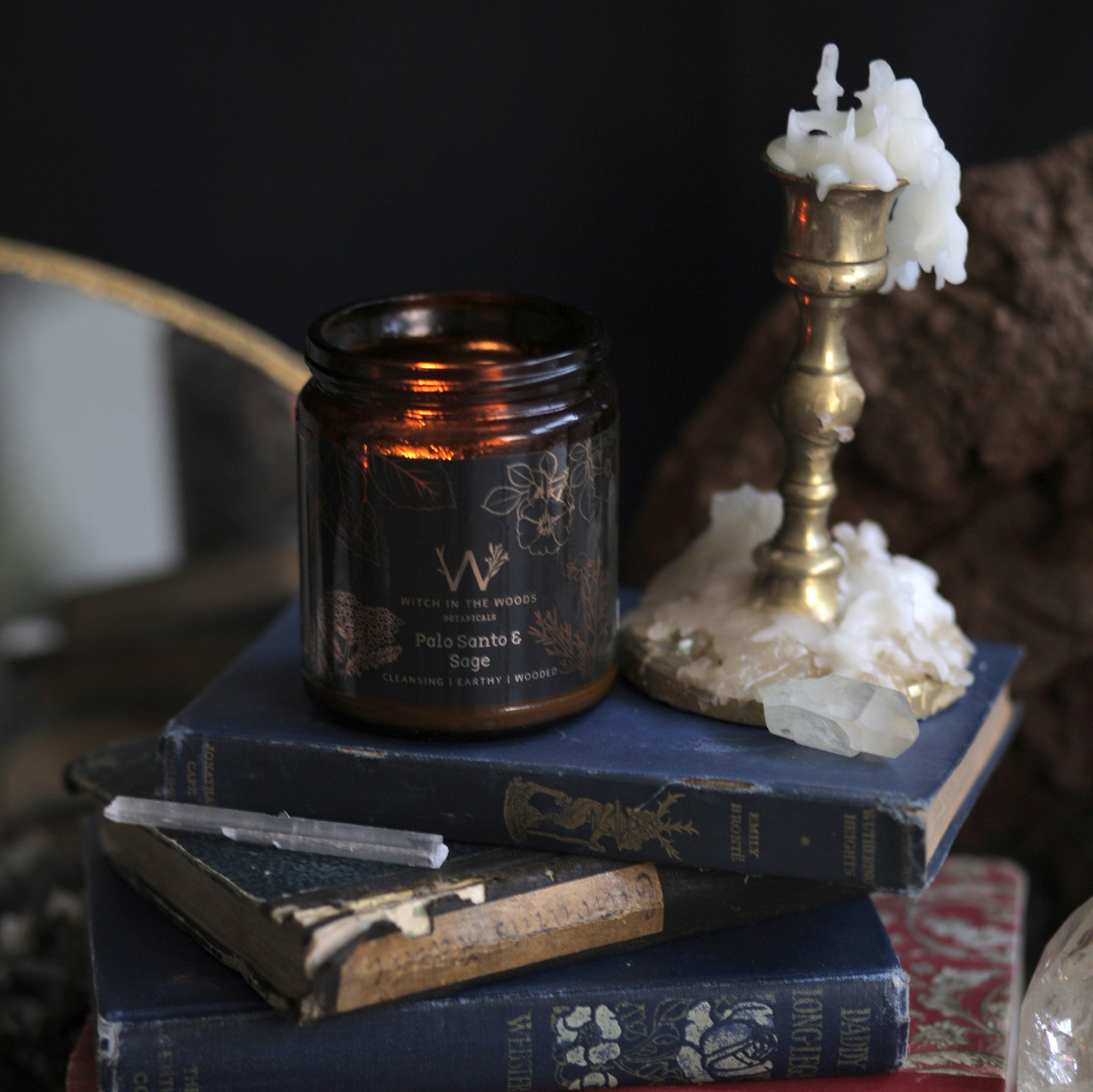 Organic Herbal Candle- Witch In The Woods