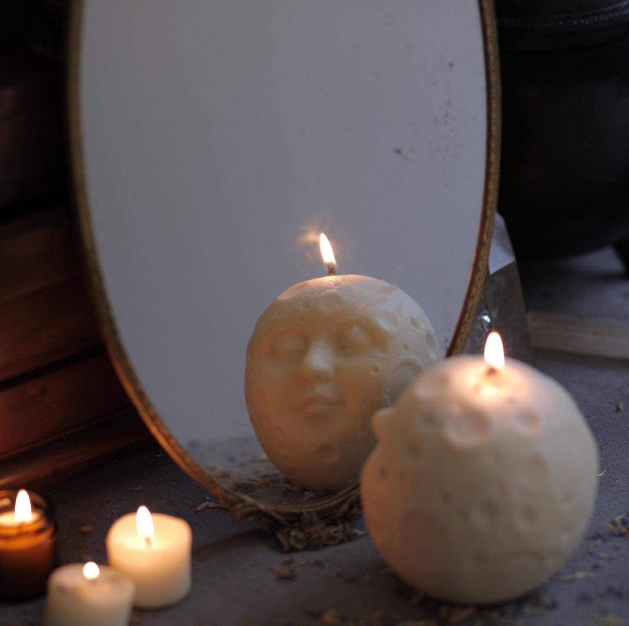 Full Moon Candle - Witch in the Woods Botanicals