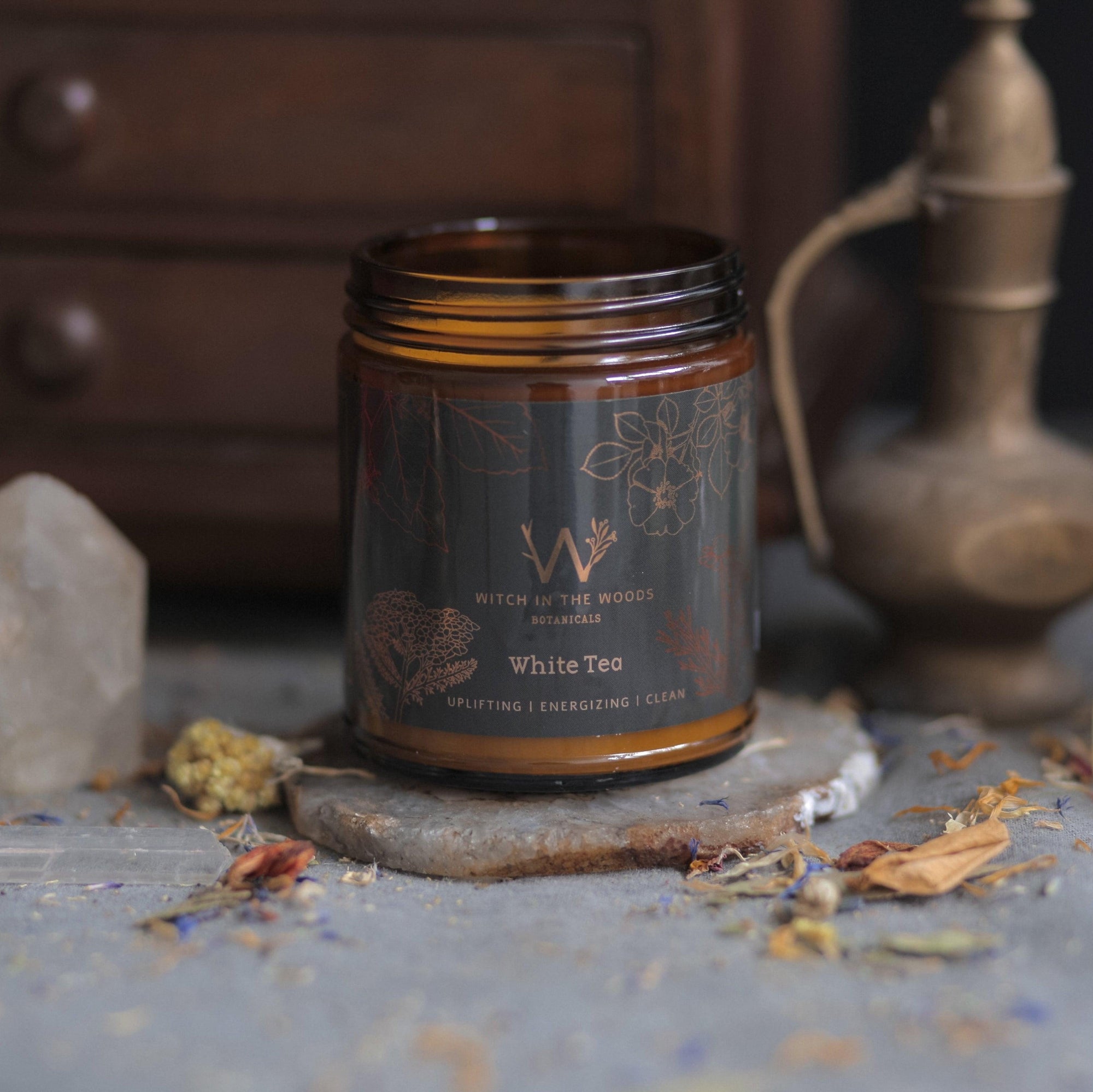 Organic Botanical Candle- Witch In The Woods