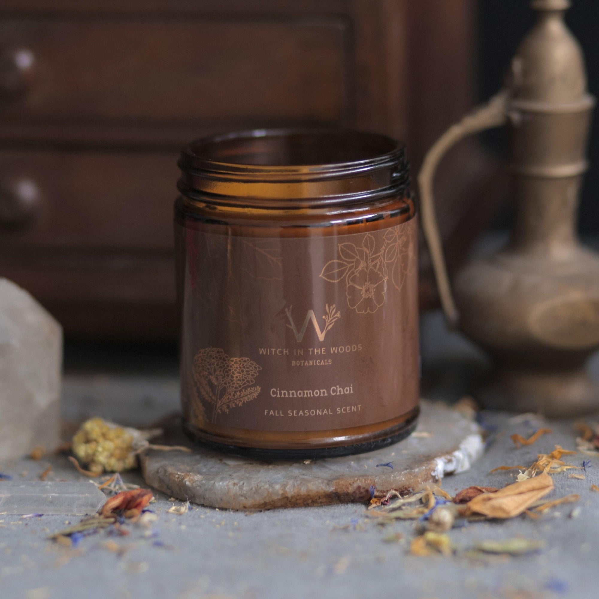 Soy Candle // Cinnamon Chai - Witch in the Woods Botanicals