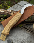Forged Mushroom Knife with Brush