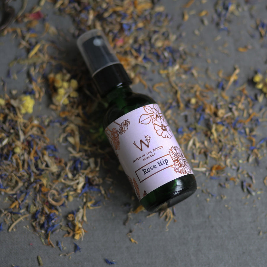 Organic All Natural Rosehip Hydrosol- Witch In The Woods